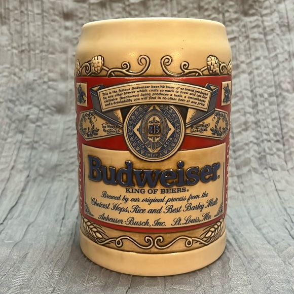 Budweiser Other - 1989 Budweiser CS101 Label Stein